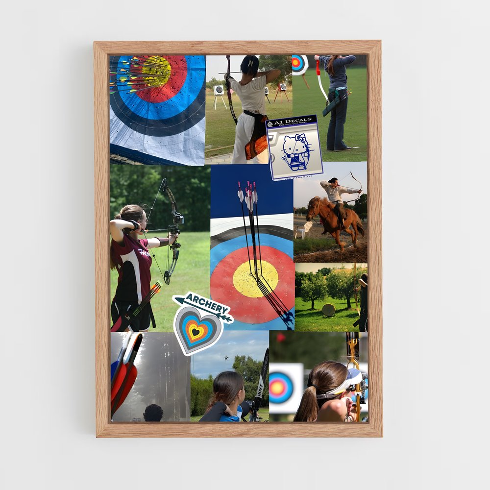 Poster European archery – affiche Tir à l’arc (vue 4)
